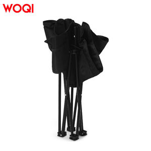 เก้าอี้พับ Woqi ผ้า Oxford โครงอะลูมิเนียม รับน้ำหนักได้ 150 กก. สีดำ สำหรับตั้งแคมป์กลางแจ้งและสวน - Product Image 3