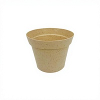 Pot Bunga & Penanam Sukulen Ramah Lingkungan dari Serat Bambu yang Dapat Disesuaikan, Biodegradable, untuk Lanskap Taman Musim Semi/Panas