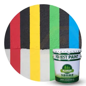 Single Component High Performance Traffic Colourful Nonslip Road Paint Coating Reflective Marking Line Paint for Asphalt Road