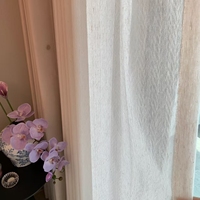 Rideaux transparents sur mesure avec plis ondulés, tissu filtrant la lumière, adaptés aux salons, chambres, hôtels et restaurants