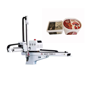 OEM MEILLEUR 1100S 3 axes automatique en plastique à paroi mince conteneur alimentaire à emporter Pick and Place Manipulateur d'injection bras de <span class=keywords><strong>robot</strong></span> IML - Product Image 1