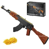 PANDAS Tokmoc 10047 Juguete de Construcción con Temática de Animales y Naturaleza, Pistola de Bloques con 40 Piezas de Plástico ABS, DIY, Hecho en Guangdong