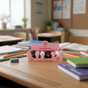 Weibo Pencil Sharpener 2.3x4x1.6 Cm Mechanical Manual With Silicone Blade For School Office Use - Product Image 2