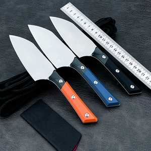 Couteau de chef MT Ultra Sharp à haute dureté, durable, avec manche intégral, acier D2, lame de 4,17 pouces, ambidextre, manche en fibre G10 et aluminium - Product Image 6