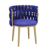 Chaise de salon de manucure de luxe nordique, chaise à dossier pour la maison, chaise de maquillage, chaise de loisirs, chaise de salle à manger extérieure