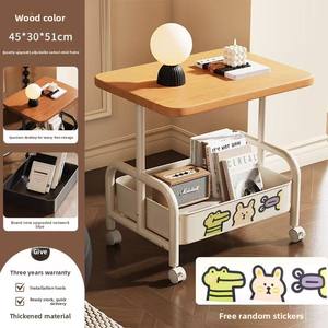 Nuevo Carrito de Almacenamiento Extraíble para Dormitorio <span class=keywords><strong>y</strong></span> Sala de Estar, Mesa de Centro Moderna <span class=keywords><strong>y</strong></span> Sencilla con Almacenamiento para Aperitivos - Product Image 6
