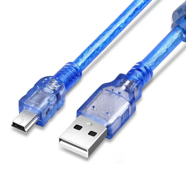 High Speed USB-A to Mini USB 2.0 Fast Charging Cable 480Mbps Transfer Speed Usb Mini 5p Cable
