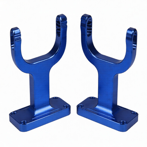 Support de fixation en U usiné CNC haute résistance avec mâchoires rainurées pour machines industrielles, compatible OEM - Product Image 3