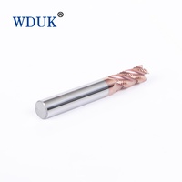 Fraise à ébavurer dentée à 4 cannelures en carbure de tungstène pour le rainurage et l'ébavurage latéral des pièces en acier au carbone