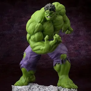 Buitendecoratie Ongelooflijk Figuraal Levensgrote Glasvezel Hulk Standbeeld Glasvezel Levensgrote Filmbeelden Heldenbeeld