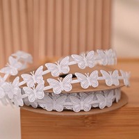Ruban en polyester de 15 mm avec nœud papillon pour emballages, décorations de fêtes, boîtes cadeaux, bricolage