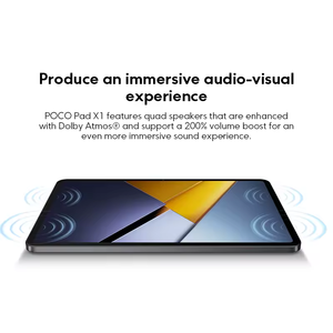 Tablettes originales Xiaomi Poco Pad X1, Snapdragon 7+ Gen 3, écran 11,2'' 3,2K 144Hz, quatre haut-parleurs, 8850mAh, charge turbo 45W, 13MP - Product Image 4