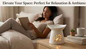 Quemador de Aceites Esenciales de Cerámica para Aromaterapia y Yoga, Calentador de Cera, Difusor de Aceite de Cerámica - Product Image 6