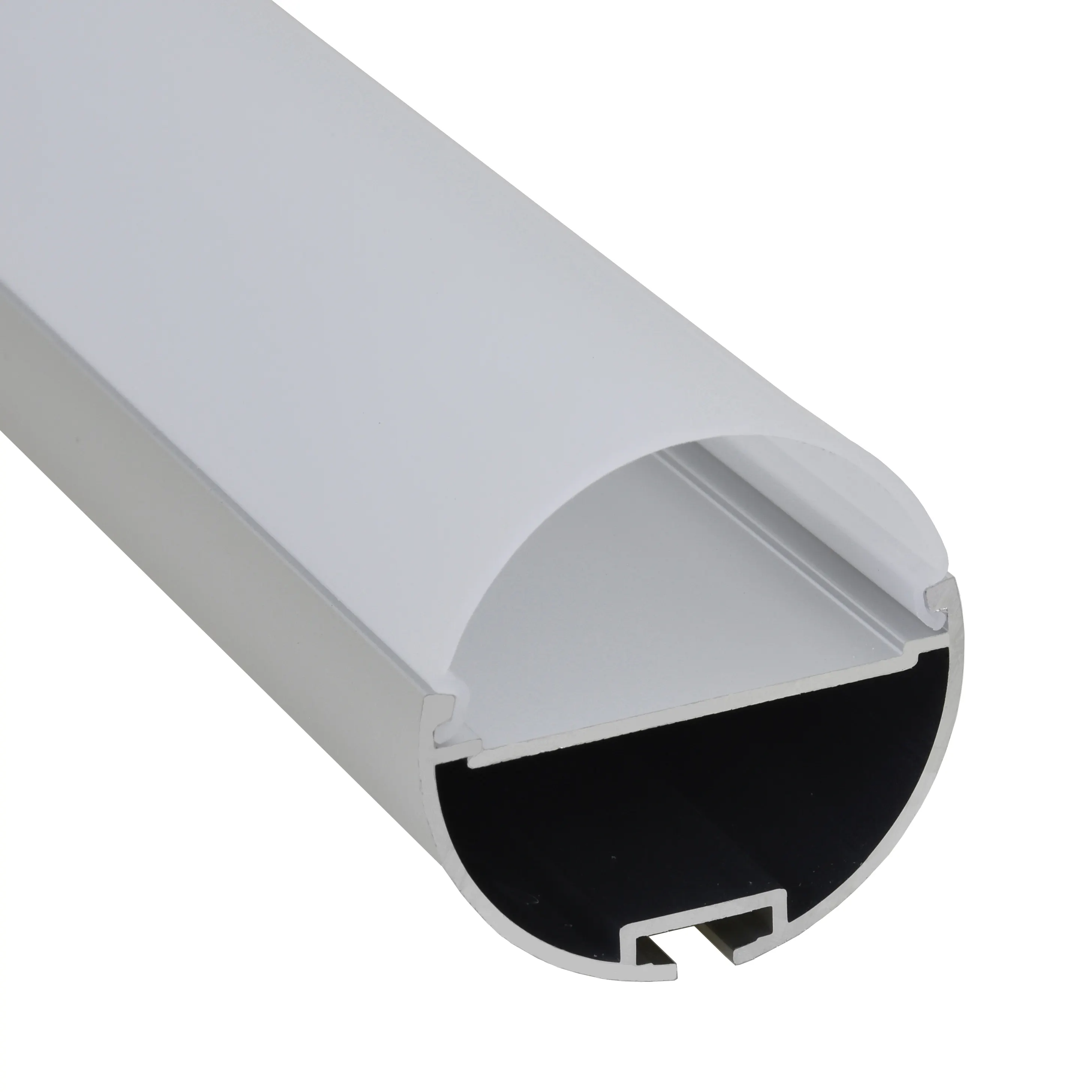 Tubo LED alluminio profilo estrusione LED canale diametro 40 MM per luci a LED striscia