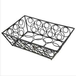 Rettangolo di Metallo Cesto di <span class=keywords><strong>Pane</strong></span> Cibo Servire Cestini Display Paniere Alimentare <span class=keywords><strong>Per</strong></span> Il Ristorante - Product Image 4