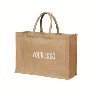 Bolsas de Yute Personalizadas al por Mayor, Bolsas de Compras Resistentes y Elegantes, Bolsas para Botellas - Product Image 1