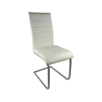 Chaise de salle à manger au design moderne en forme de Z contemporain, chaise de salle à manger en cuir PU personnalisée, restaurant, hôtel, café