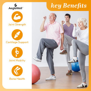 No Gmo Vegan Aeglewell Glucosamina Condroitina <span class=keywords><strong>MSM</strong></span> Suplemento Cápsulas Apoya la estructura articular saludable - Product Image 6