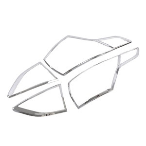 ชุดครอบไฟหน้า ครอบไฟท้าย ครอบมือจับประตู  วัสดุพลาสติก ABS ชุบโครเมียม สำหรับรถยนต์ Ford Escape รุ่นปี 2013-2015 ยี่ห้อ WZXD - Product Image 1