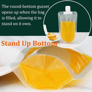 Bolsa de Plástico para Bebidas con Boquilla de Succión al por Mayor, Bolsa de Plástico Gruesa para Bebidas de Supermercado, Bolsa de Plástico para Empacar Bebidas - Product Image 4