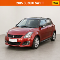 Voiture d'occasion 2015 Suzuki Swift 1.5L, modèle Fashion, 5 places, compacte, 103 ch, 138 Nm, traction avant, 4 vitesses automatiques, exportation Chine, stock disponible