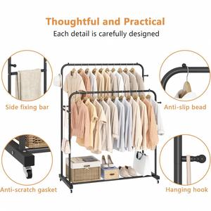 Perchero de Metal Moderno para Interiores, de 150 cm, para Colgar Ropa y Zapatos, Diseño Engrosado, Ensamblado, Venta al por Mayor - Product Image 4