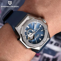 Reloj de Pulsera Mecánico de Lujo para Hombre Pagani Design YS010, Marca Original, Movimiento Automático de 50 mm, Estilo Deportivo