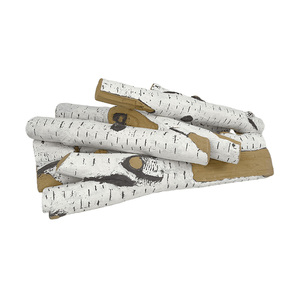 Artificial Birch Ceramic Gas Fireplace <strong>Logs</strong> <strong>Decorative</strong> Wood Fire <strong>Logs</strong> - Product Image 5