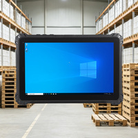 Tableta Industrial Intel Quad Core de 10.1 Pulgadas con Reconocimiento de Huellas Dactilares, Tableta Resistente N5100 8G+128G+WIFI/BT Windows 11