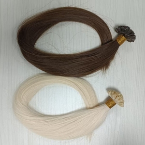 Vente d'usine 100% cheveux humains brésiliens Remy Extensions de cheveux à pointes en bâton Extensions de cheveux lisses en kératine italienne Extensions de cheveux à pointes en <span class=keywords><strong>U</strong></span> - Product Image 1