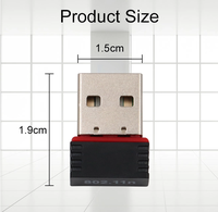 RT8188FTV Mini 150M USB Carte Réseau Sans Fil Externe WIFI Récepteur Émetteur pour Ordinateur Portable en Stock