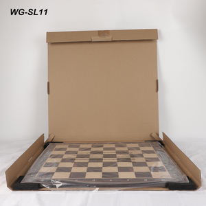 Chapa de madera de arce de ébano 54*54*1,5 cm tablero de ajedrez grande de madera hecho a mano tamaño grande 21 pulgadas tablero de ajedrez - Product Image 6