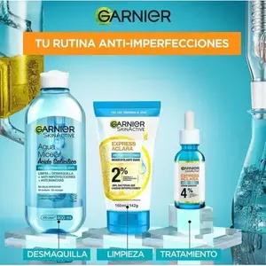 Kit <span class=keywords><strong>de</strong></span> Rutina Express <span class=keywords><strong>Garnier</strong></span>, Ilumina y Combate las Imperfecciones, Ácido Salicílico - Product Image 3