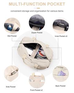 Sac de sport imperméable en gros, sac de voyage design, intérieur lisse facile à nettoyer, poche à chaussures, élégant - Product Image 5