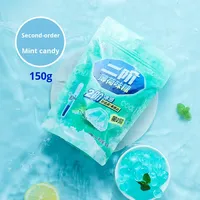 Bonbons durs Halal sans sucre, rafraîchissants en trois étapes, tendance menthe bleue, 150g, sac en gros, haleine fraîche intense