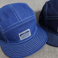 Casquette de camping légère en jean à 5 panneaux, personnalisable avec logo brodé, idéale pour le sport et la course à pied – Vente en gros