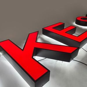 Letrero Publicitario Exterior de Acero Inoxidable con Iluminación Frontal LED 3D Personalizado, Tiras LED para Montaje en Pared para Estacionamientos de Taxis - Marca SERENA, 3 Años de Garantía - Product Image 5