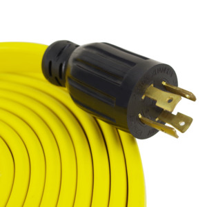 Nhiệm Vụ Nặng Nề 30amp Sjtw Dây 125V 7500W L5-30P Để Bốn NEMA 5-20R IP65 Đánh giá Ngoài Trời Twist Khóa Mở Rộng Dây - Product Image 2