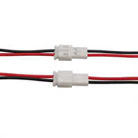 Connecteur de câble mâle/femelle JST PH 2.0, pas de 2,0 mm, 2 broches, 2/5/10 paires, micro JST PH 2P, prise, bornes, fil 26AWG, 10 cm
