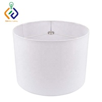 Abat-jour de remplacement rond ou carré Kawell, en tissu de lin, personnalisé, pour lampe de table ou applique murale, vente en gros pour fabricants et hôtels