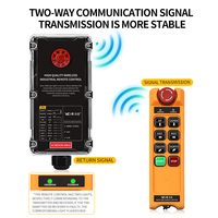 Controlador de cabrestante de elevación de un solo botón, polipasto de grúa superior, mango de Radio, Control remoto inalámbrico inteligente Industrial, 2 + 6