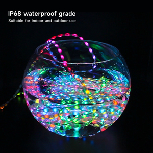 12V 4pin ws2815 hạt giống <span class=keywords><strong>pixel</strong></span> Pebble <span class=keywords><strong>pixel</strong></span> ánh sáng sao lưu dữ liệu dây Cá Nhân địa chỉ <span class=keywords><strong>RGB</strong></span> ma thuật Giấc Mơ Màu giáng sinh chuỗi - Product Image 4