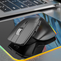 Ratón para Juegos G30LD de Modo Dual RGB, 800/1200/1600 DPI, Agarre Antideslizante, para Computadoras de Escritorio y Portátiles con Windows y Mac