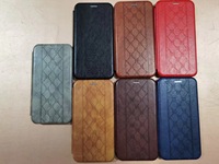 Casing ponsel dompet kulit PU Iphone 11 12 13 14 15 Pro Max, casing penutup belakang ponsel lipat bahan kulit PU dengan dompet untuk ponsel Iphone 11 12 13 14 15 Pro Max 2024