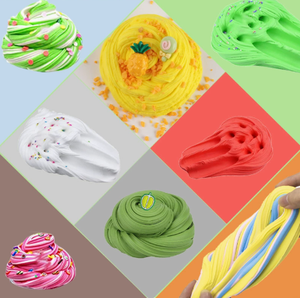 Kit de slime AMZ transfrontalier, argile beurre, pâte à modeler coton, jouet anti-stress - Product Image 4