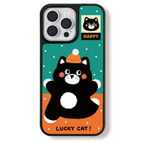 Étui de téléphone de dessin animé à la mode pour iphone16 16pm 16plus 15 étui de protection en fibre de carbone pour 15pm 15pro 15plus 14pm 14pro 14/13/12/11
