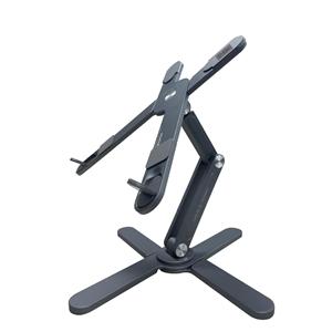 Support de refroidissement pour ordinateur portable N86 réglable à 360 degrés, support de bureau ergonomique pliable, coussinets de refroidissement pour ordinateur portable - Product Image 6