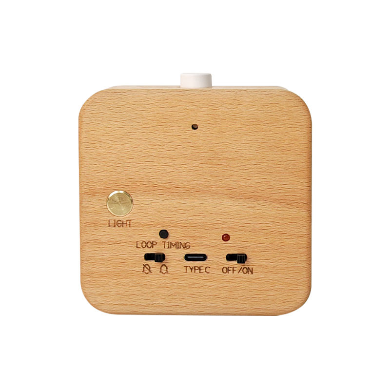 Night Light Baking Rotate Knob 60 Minute Countdown Clock Productivity Pomodoro Study Tool Mechanical Kitchen Wood Visual Timer