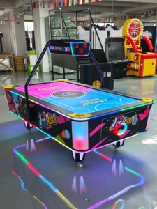 <span class=keywords><strong>Table</strong></span> <span class=keywords><strong>de</strong></span> <span class=keywords><strong>hockey</strong></span> sur <span class=keywords><strong>air</strong></span> professionnelle pour 2 joueurs - Simulateur <span class=keywords><strong>de</strong></span> <span class=keywords><strong>jeu</strong></span> d'arcade robuste à monnayeur avec éclairage RGB et affichage numérique - Product Image 2