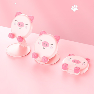 Soporte Ajustable para Teléfono Móvil y iPad, Diseño de Animales de Dibujos Animados, Material ABS, Flexible, Compatible con Mesa - Product Image 5